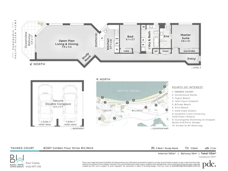 Floorplan of Homely apartment listing, 8/287 Golden Four Drive, Bilinga QLD 4225