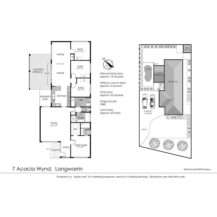 Floorplan of Homely house listing, 7 Acacia Wynd, Langwarrin VIC 3910