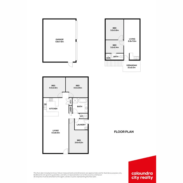 Floorplan of Homely house listing, 21 Crown Street, Currimundi QLD 4551
