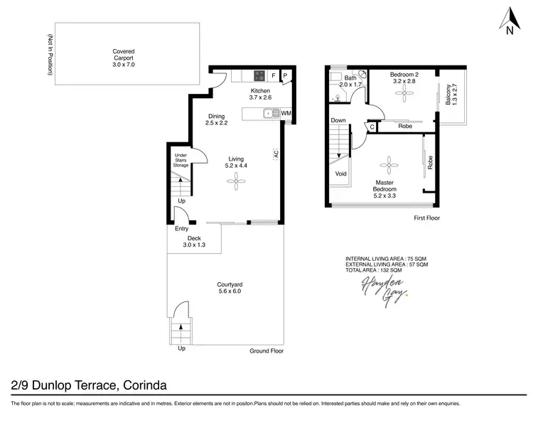 Floorplan of Homely apartment listing, 2/9 Dunlop Terrace, Corinda QLD 4075