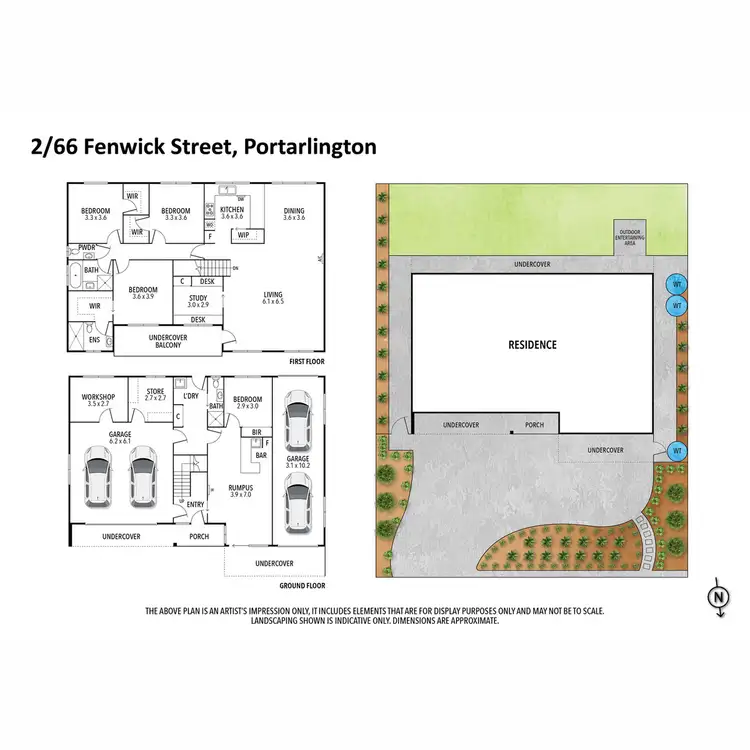 Floorplan of Homely house listing, 2/66 Fenwick Street, Portarlington VIC 3223