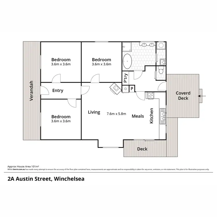 Floorplan of Homely house listing, 2A Austin Street, Winchelsea VIC 3241