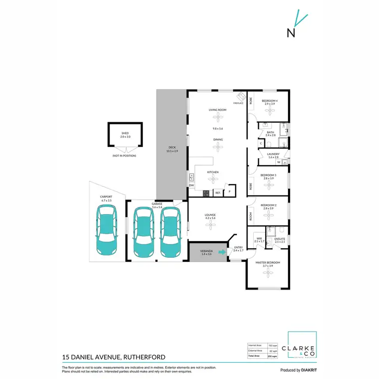 Floorplan of Homely house listing, 15 Daniel Avenue, Rutherford NSW 2320