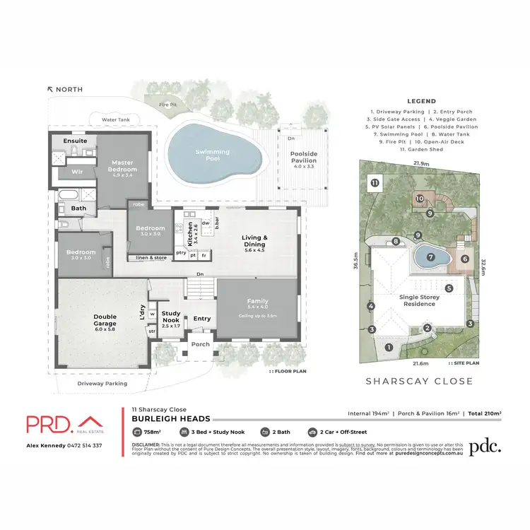 Floorplan of Homely house listing, 11 Sharscay Close, Burleigh Heads QLD 4220