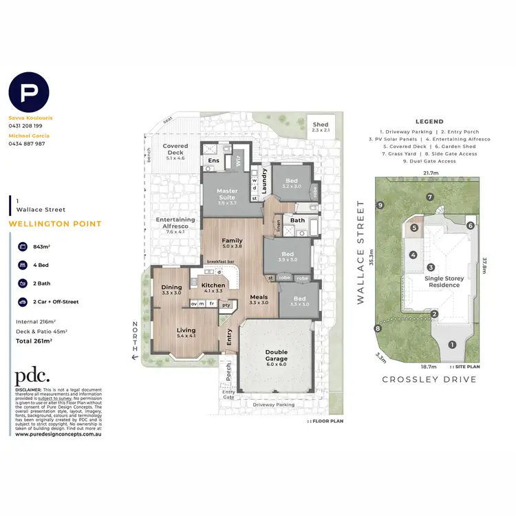 Floorplan of Homely house listing, 1 Wallace Street, Wellington Point QLD 4160