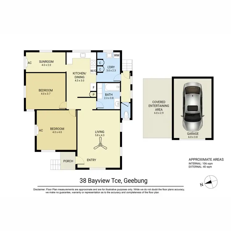 Floorplan of Homely house listing, 38 Bayview Terrace, Geebung QLD 4034