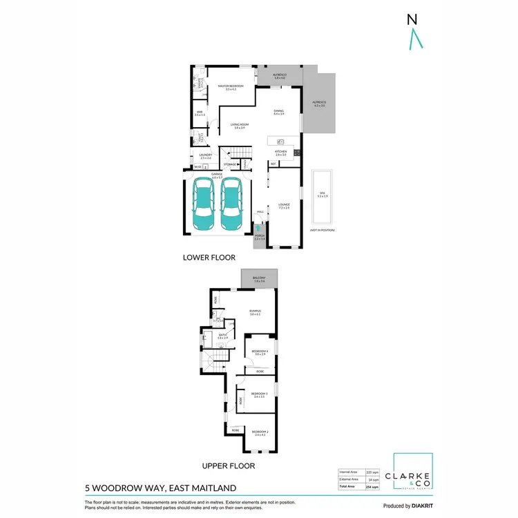 Floorplan of Homely house listing, 5 Woodrow Way, East Maitland NSW 2323
