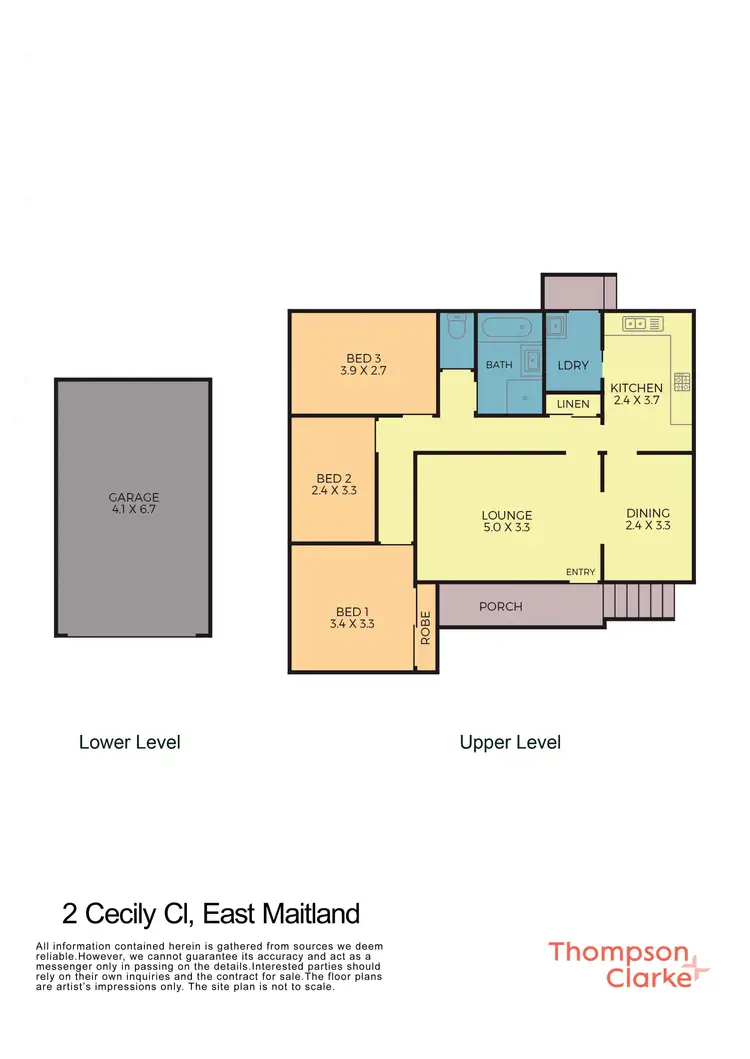 Floorplan of Homely house listing, 2 Cecily Close, East Maitland NSW 2323