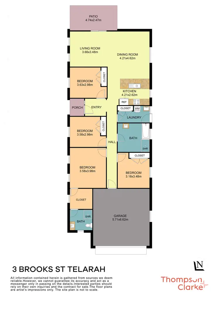 Floorplan of Homely house listing, 3 Brooks Street, Telarah NSW 2320