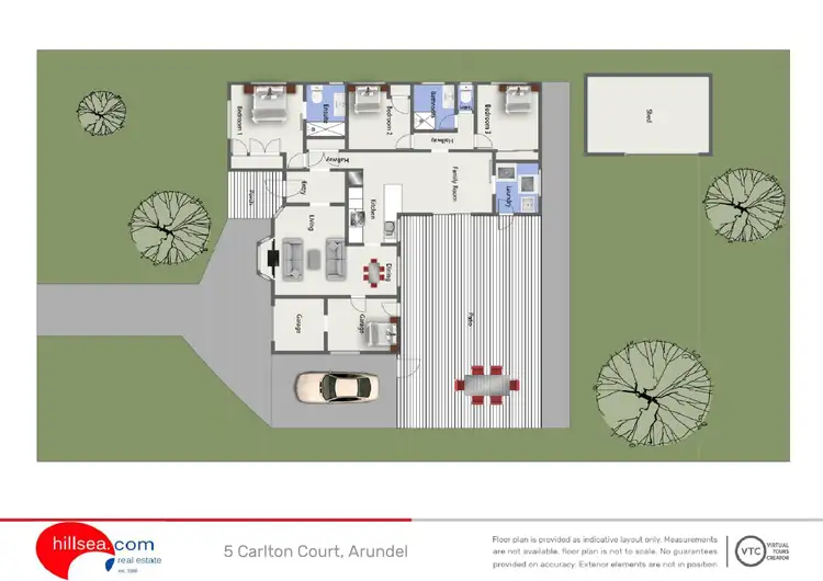 Floorplan of Homely house listing, 5 Carlton Court, Arundel QLD 4214