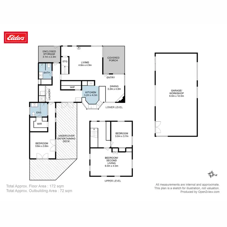 Floorplan of Homely house listing, 170 Caseys Road, Nicholls Rivulet TAS 7112