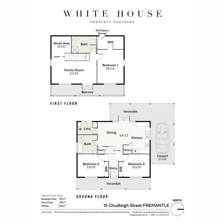 Floorplan of Homely house listing, 15 Chudleigh Street, Fremantle WA 6160