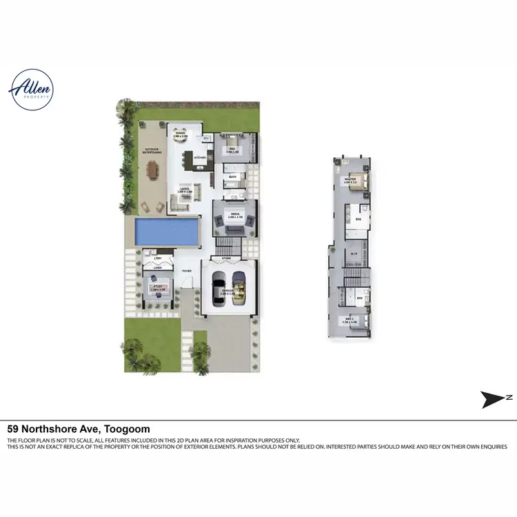 Floorplan of Homely house listing, 59 Northshore Avenue, Toogoom QLD 4655