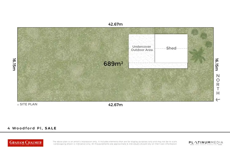 Floorplan of Homely land listing, 4 Woodford Place, Sale VIC 3850