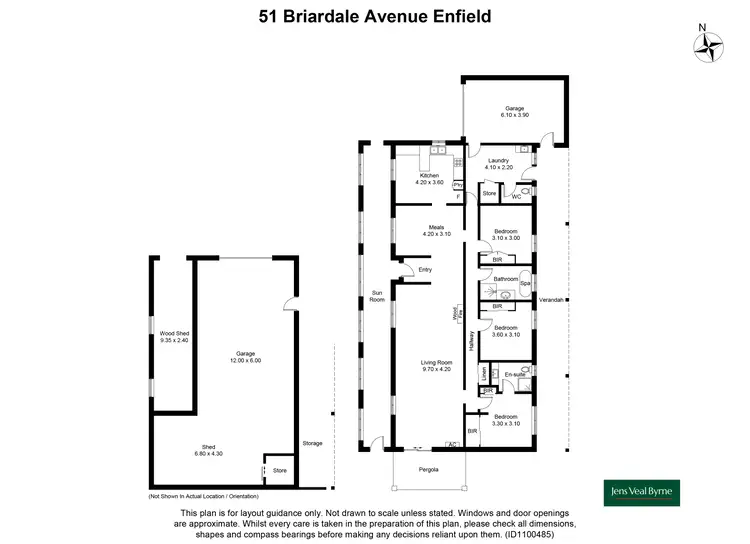 Floorplan of Homely house listing, 51 Briardale Avenue, Enfield VIC 3352