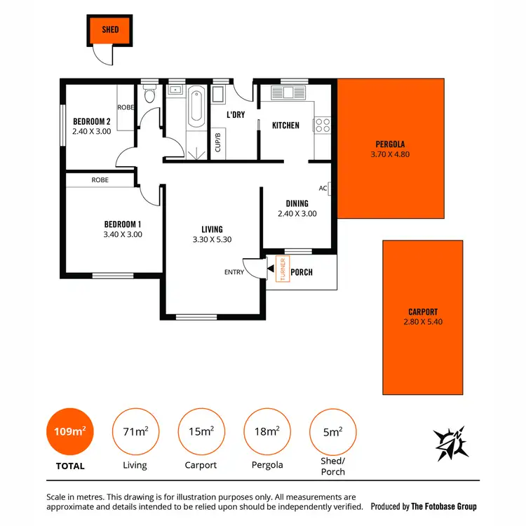 Floorplan of Homely unit listing, 7/32a McMahon Road, Morphett Vale SA 5162
