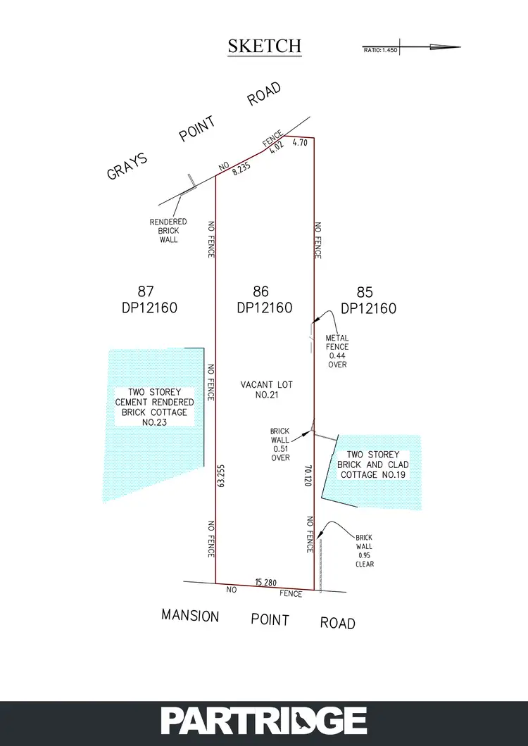 Floorplan of Homely land listing, 21 Mansion Point Road, Grays Point NSW 2232