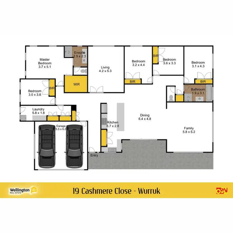 Floorplan of Homely house listing, 19 Cashmere Close, Wurruk VIC 3850