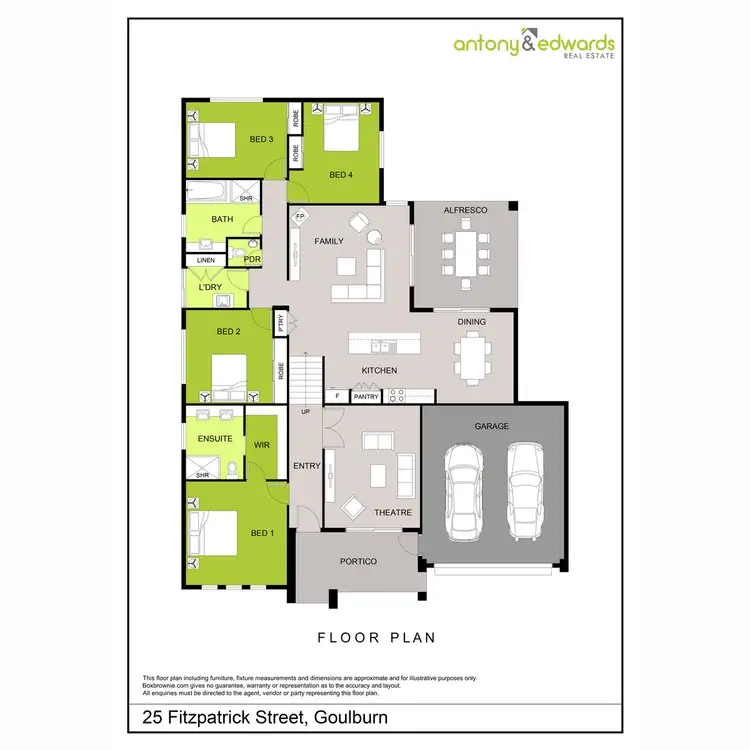 Floorplan of Homely house listing, 25 Fitzpatrick Street, Goulburn NSW 2580