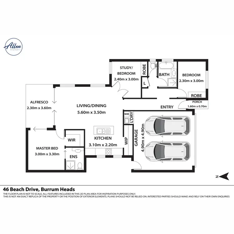 Floorplan of Homely house listing, 46 Beach Drive, Burrum Heads QLD 4659