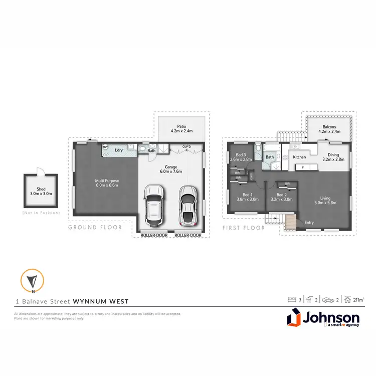 Floorplan of Homely house listing, 1 Balnave Street, Wynnum West QLD 4178