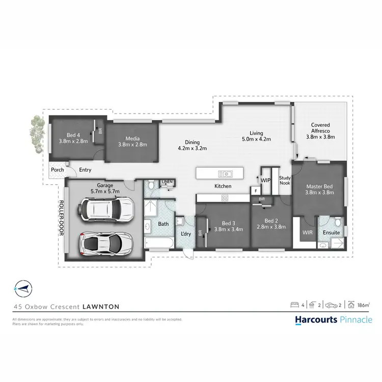 Floorplan of Homely house listing, 45 Oxbow Crescent, Lawnton QLD 4501
