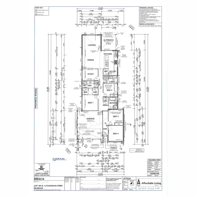 Floorplan of Homely house listing, 11 Flannigan Street, Brabham WA 6055
