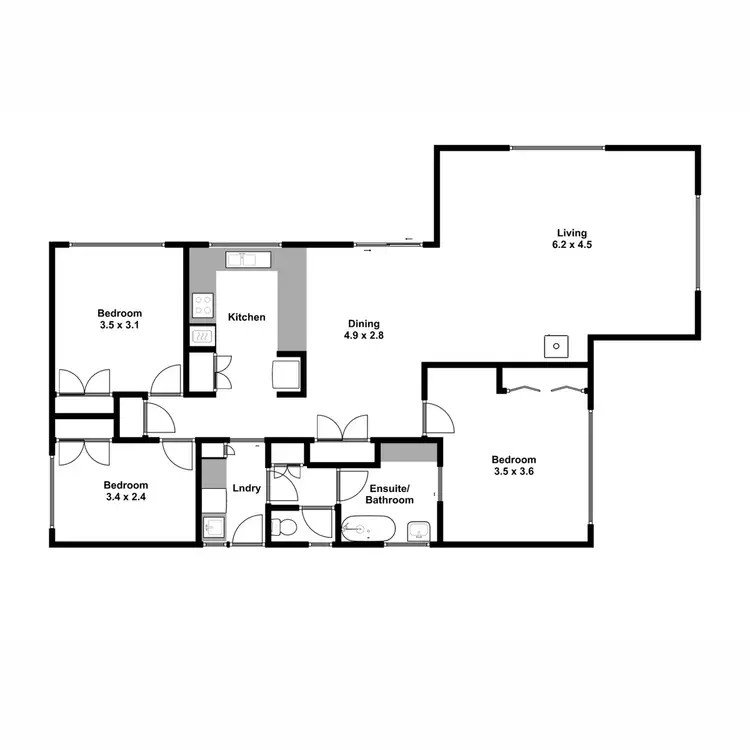 Floorplan of Homely house listing, 24 Chapmans Road, Trafalgar VIC 3824