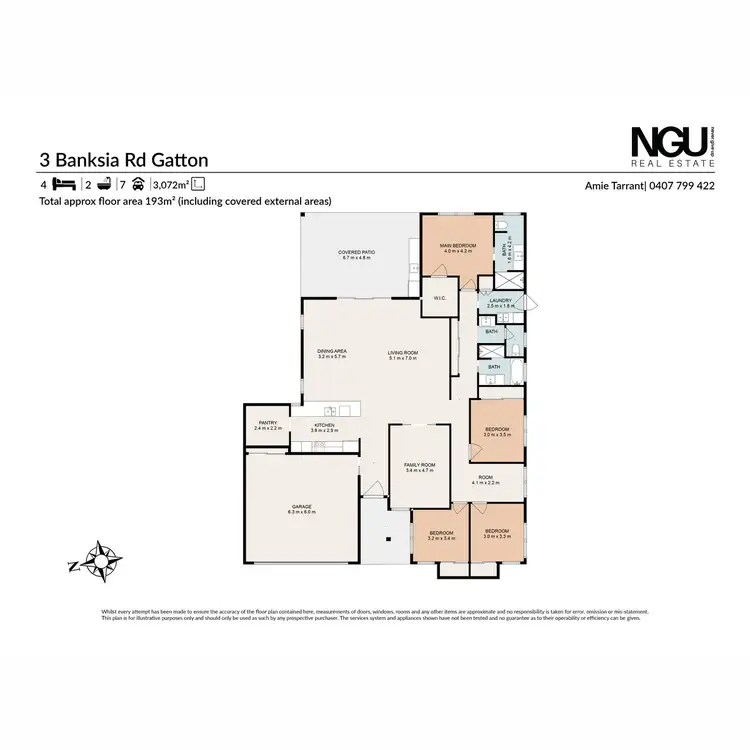 Floorplan of Homely house listing, 3 Banksia Road, Gatton QLD 4343