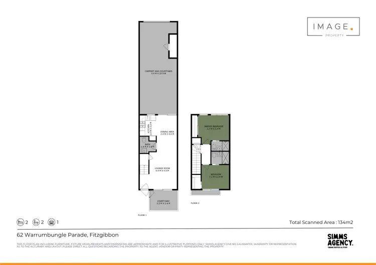 Floorplan of Homely house listing, 62 Warrumbungle Parade, Fitzgibbon QLD 4018