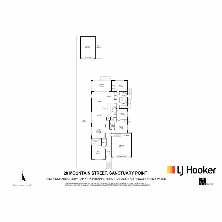 Floorplan of Homely house listing, 28 Mountain Street, Sanctuary Point NSW 2540