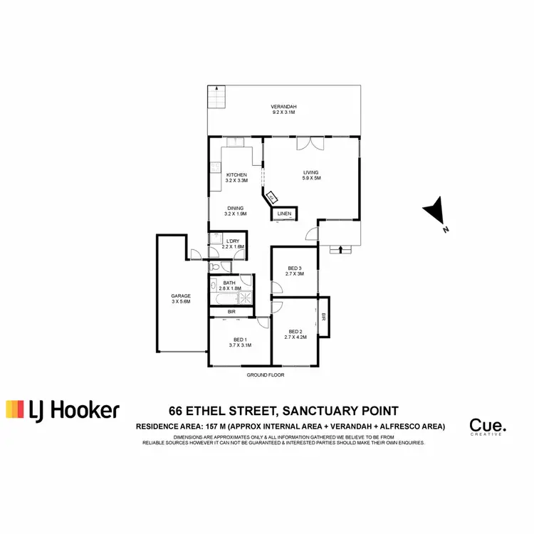 Floorplan of Homely house listing, 66 Ethel Street, Sanctuary Point NSW 2540