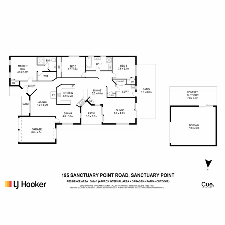 Floorplan of Homely house listing, 195 Sanctuary Point Road, Sanctuary Point NSW 2540
