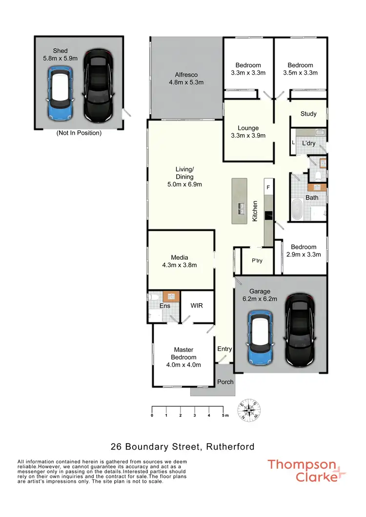 Floorplan of Homely house listing, 26 Boundary Street, Rutherford NSW 2320