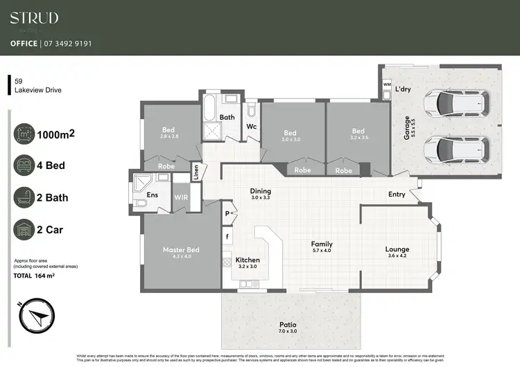 Floorplan of Homely house listing, 59 Lakeview Drive, Deebing Heights QLD 4306