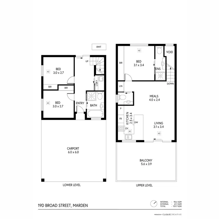Floorplan of Homely house listing, 19D Broad Street, Marden SA 5070