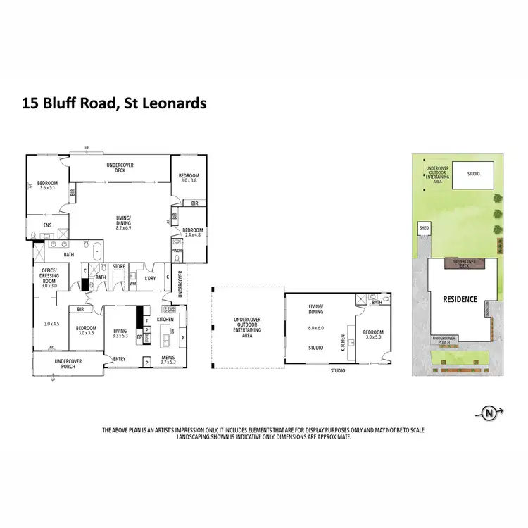 Floorplan of Homely house listing, 15 Bluff Road, St Leonards VIC 3223