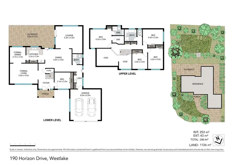 Floorplan of Homely house listing, 190 Horizon Drive, Westlake QLD 4074