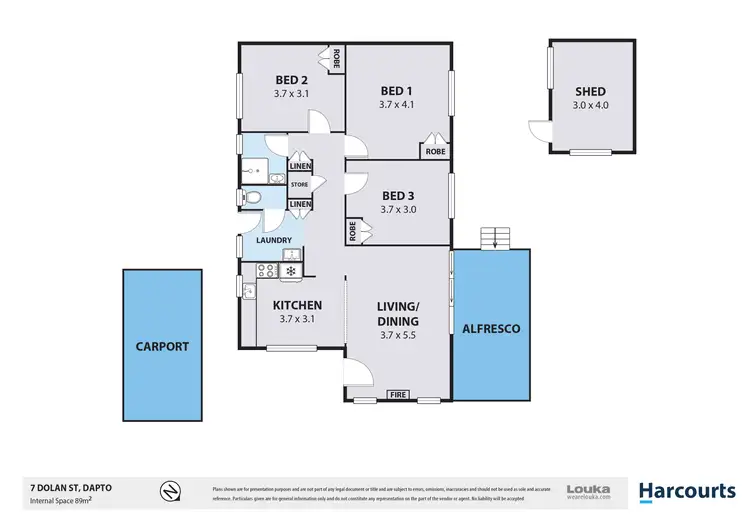 Floorplan of Homely house listing, 7 Dolan Street, Dapto NSW 2530