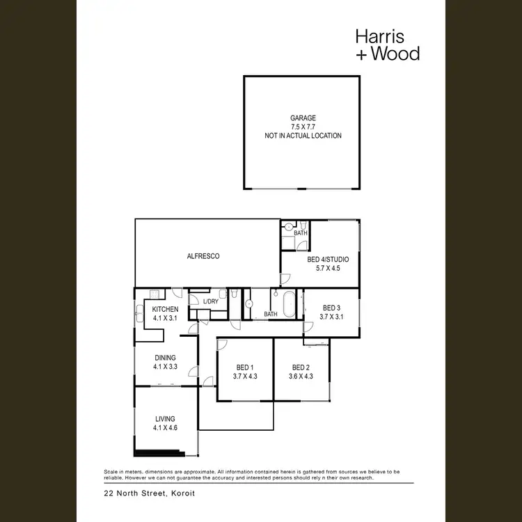 Floorplan of Homely house listing, 22 North Street, Koroit VIC 3282