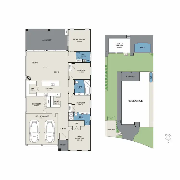 Floorplan of Homely house listing, 4 Dianella Crescent, Paxton NSW 2325