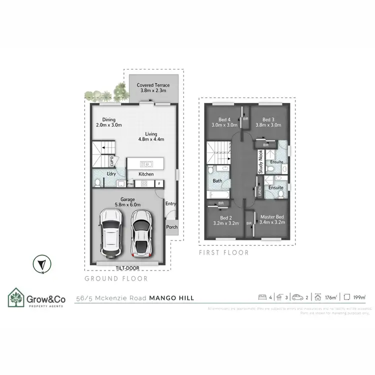 Floorplan of Homely townhouse listing, 56/5 Mckenzie Road, Mango Hill QLD 4509