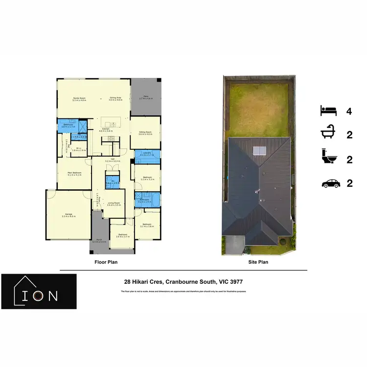 Floorplan of Homely house listing, 28 Hikari Crescent, Cranbourne South VIC 3977