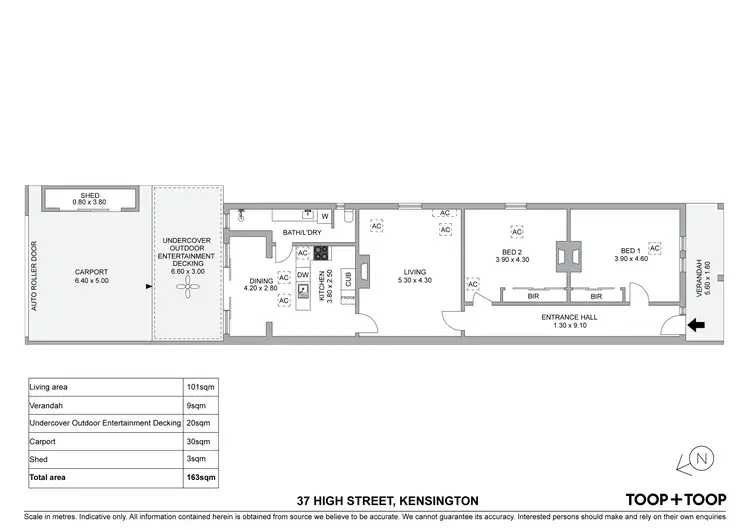 Floorplan of Homely house listing, 37 High Street, Kensington SA 5068