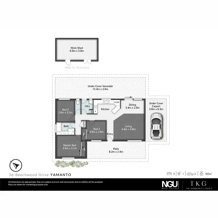 Floorplan of Homely house listing, 36 Beechwood Drive, Yamanto QLD 4305