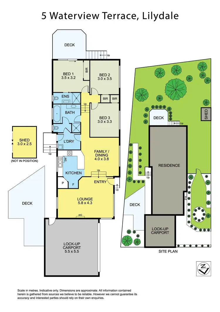 Floorplan of Homely house listing, 5 Waterview Terrace, Lilydale VIC 3140