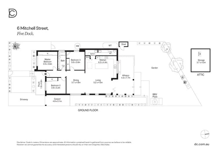 Floorplan of Homely house listing, 6 Mitchell Street, Five Dock NSW 2046