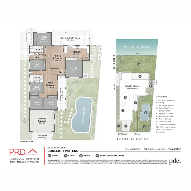 Floorplan of Homely house listing, 56 Dunlin Drive, Burleigh Waters QLD 4220