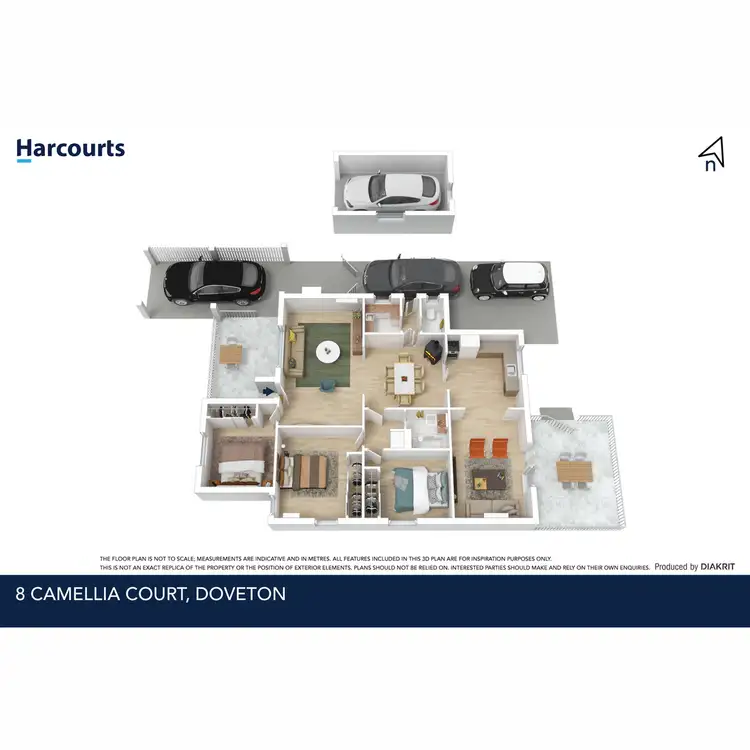 Floorplan of Homely house listing, 8 Camellia Court, Doveton VIC 3177