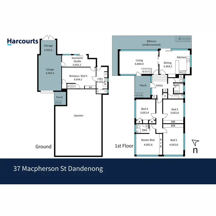 Floorplan of Homely house listing, 37 Macpherson Street, Dandenong VIC 3175